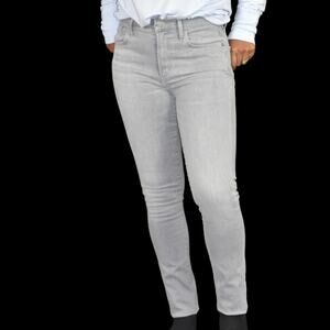 Agolde Sophie Jean Grey Light Fame Skinny Slim High Waist Cotton Stretch Size 26